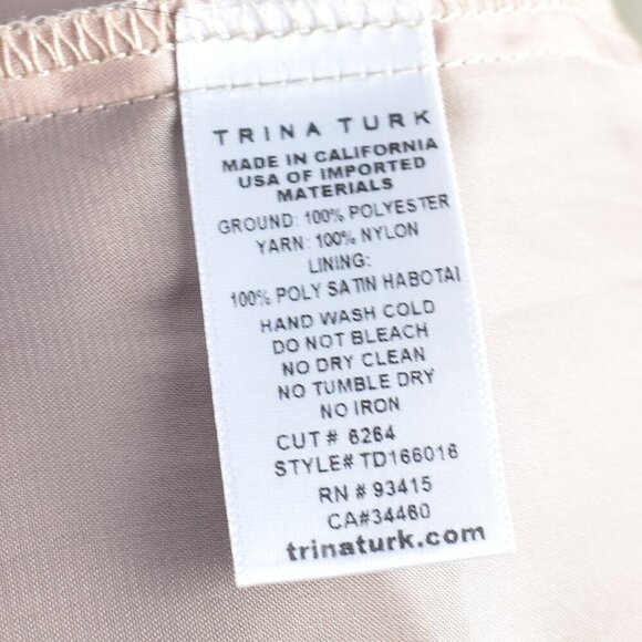 Trina Turk Women's Rosaura Copacabana Fringe Lace Dress - Picture 11 of 11